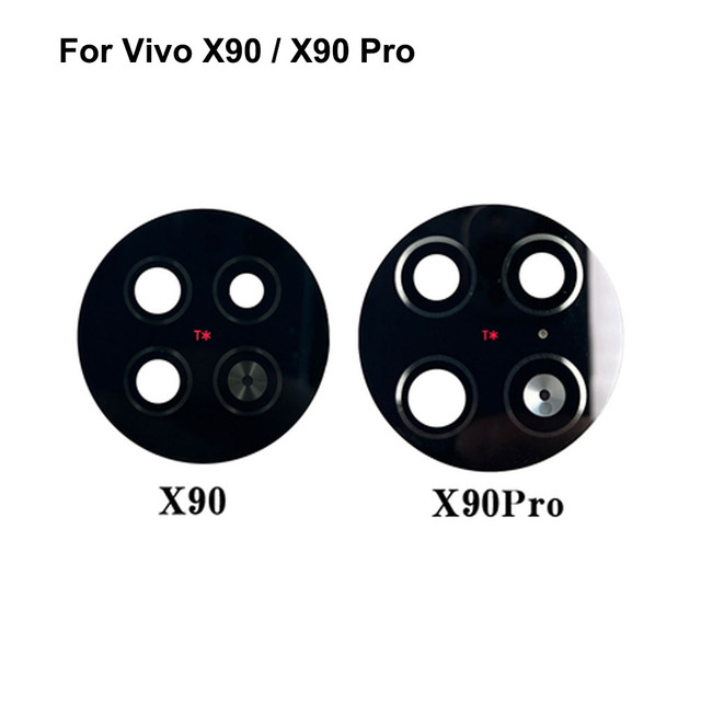 New For Vivo X90 Back Rear Camera Glass Lens test good For Vivo X90 Pro  Replacement Parts